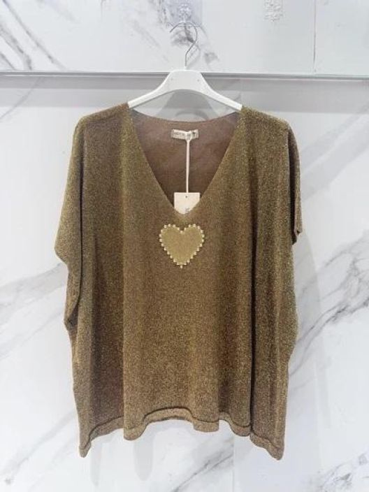 New Collection NeulePusero Oversize 101 Kimalle New Collection oversize neulepusero kullankimaltavaa lurexneulosta. Mallissa
