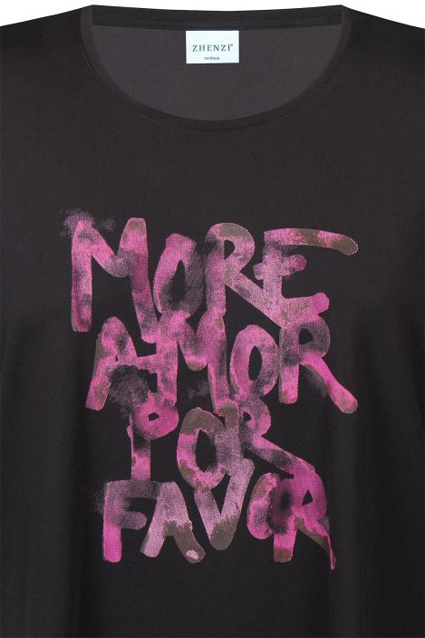 Zhenzi TrikooPaita Annie 201221 Black tuotekuva 2 Zhenzi TrikooPaita Annie 201221 Black tuotekuva 2