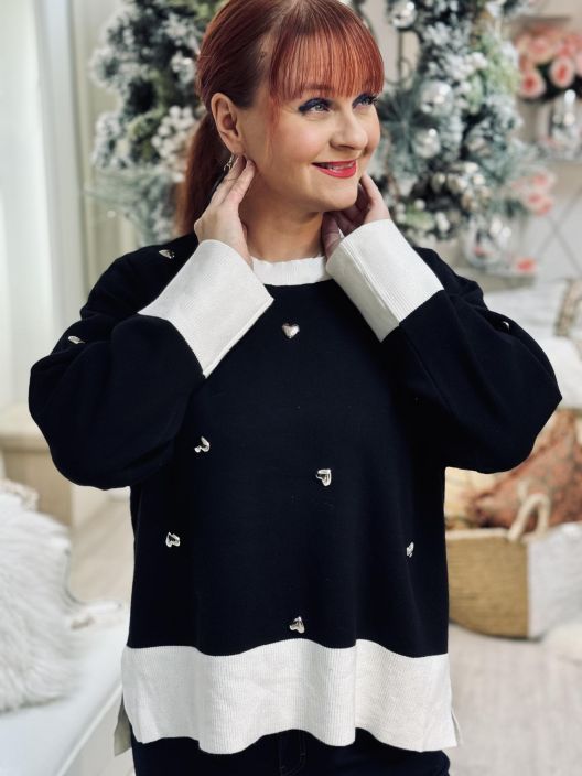 New Collection NeulePusero HopeaSydän 2661 tuotekuva 2 New Collection NeulePusero HopeaSydän 2661 tuotekuva 2