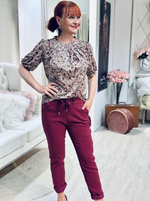 In Front Pusero Grazia 16877 Burgundy tuotekuva 2