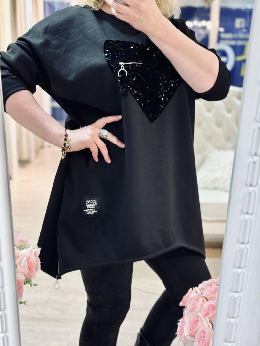 New Collection CollegeTunika Paljettisydan 12921