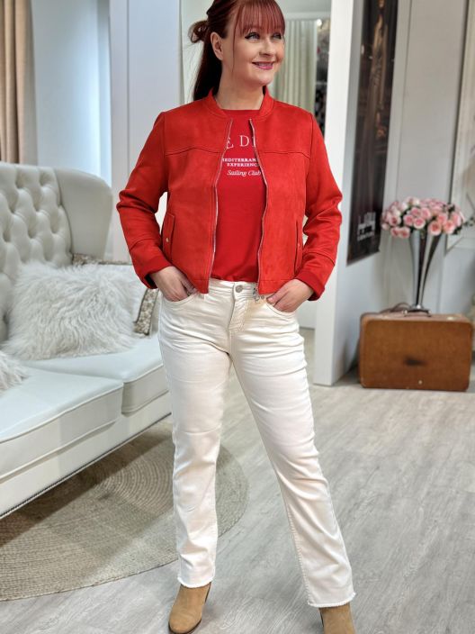 Street One Keinomokkajakku 212993 Salsa red tuotekuva 1 Street One Keinomokkajakku 212993 Salsa red tuotekuva 1