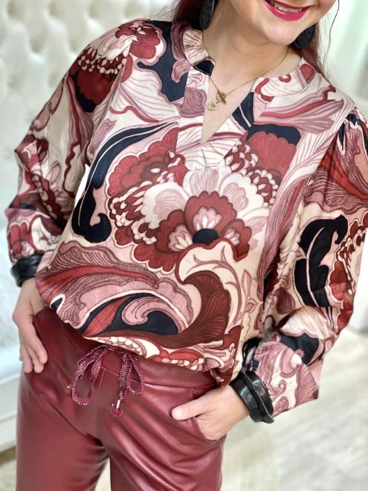 2B SatiiniPusero Runa 1021377 Rose Leaf tuotekuva 3