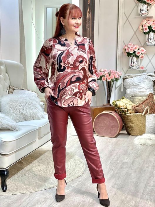 2B SatiiniPusero Runa 1021377 Rose Leaf tuotekuva 4