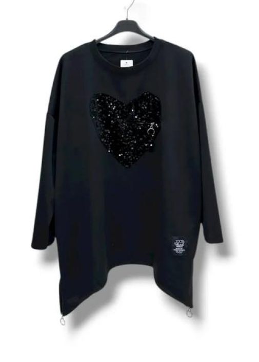 New Collection CollegeTunika Paljettisydän 12921 tuotekuva 7