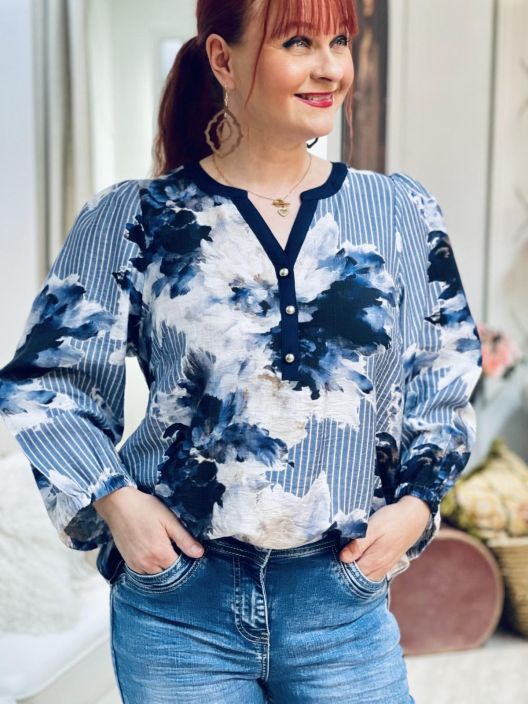 In Front Pusero Ofelia 16958 Blue tuotekuva 1 In Front Pusero Ofelia 16958 Blue tuotekuva 1