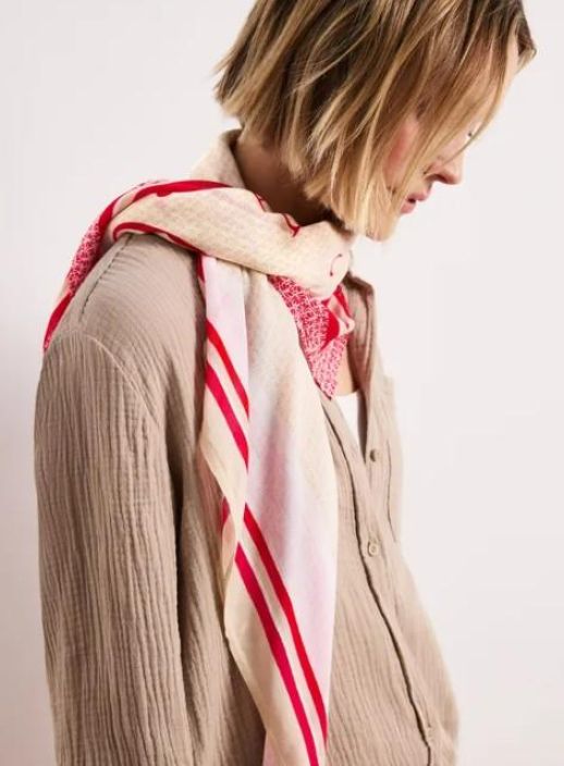 Street One Kolmiohuivi 573093 Salsa Red tuotekuva 1