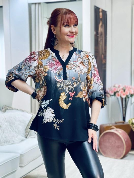 2B Pusero Rina 1021379 Black Flower tuotekuva 2