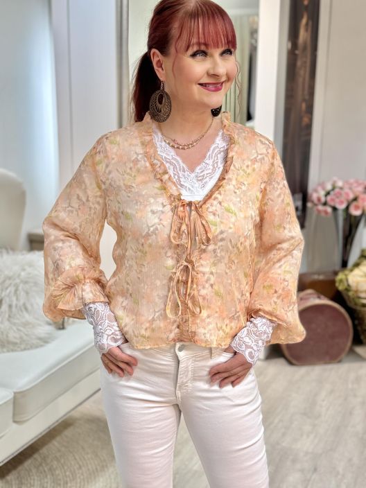 A-VIEW SifonkiJakku Flounce 4936 Sand-Peach tuotekuva 2 A-VIEW SifonkiJakku Flounce 4936 Sand-Peach tuotekuva 2