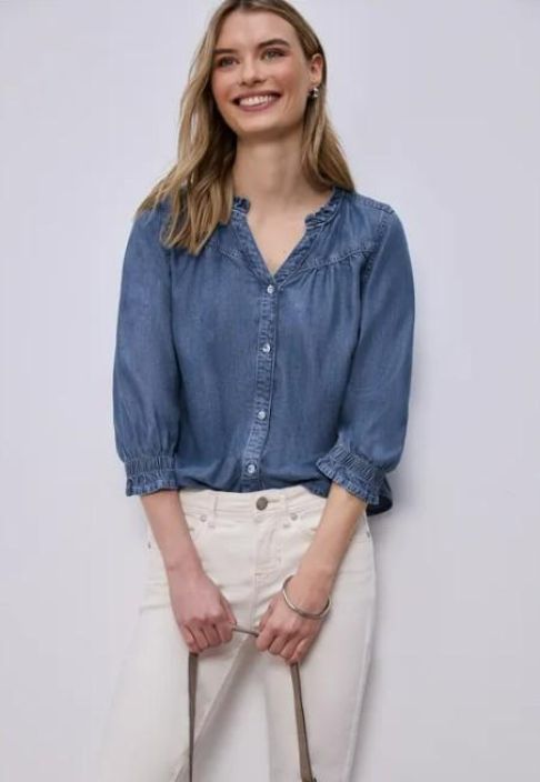 Street One Farkkupusero Ruffle 346414 tuotekuva 2