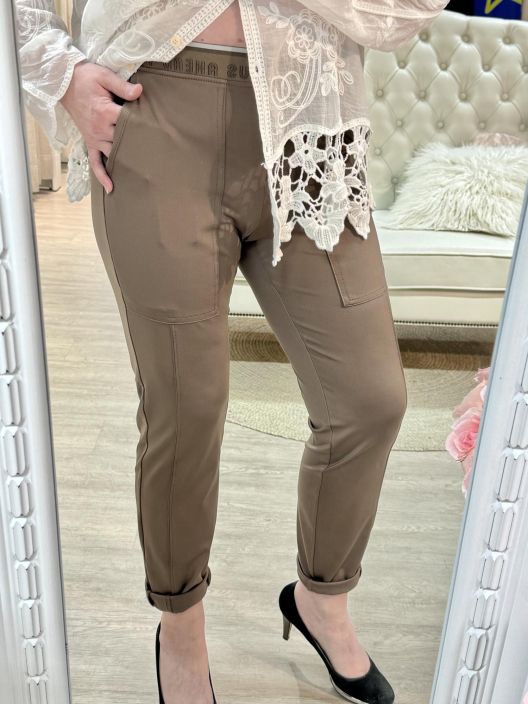 Cecil Housut Tracey Travel 380385 Urban Taupe tuotekuva 2 Cecil Housut Tracey Travel 380385 Urban Taupe tuotekuva 2