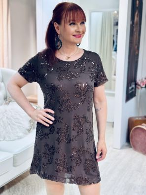 NEW COLLECTION New Collection Paljettimekko/Tunika 24172