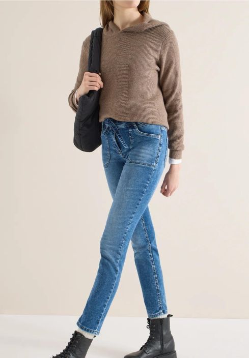 Cecil FarkkuJoggerit Scarlett 380539 Mid Blue Used tuotekuva 4 Cecil FarkkuJoggerit Scarlett 380539 Mid Blue Used tuotekuva 4