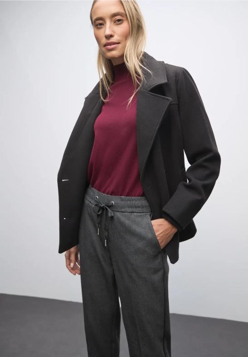 Street One Housut Bonny Melange 380134 Anthracite tuotekuva 8