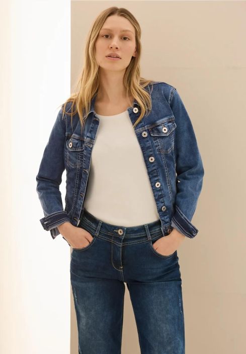 Cecil FarkkuJakku 212453 Mid Blue Wash tuotekuva 5
