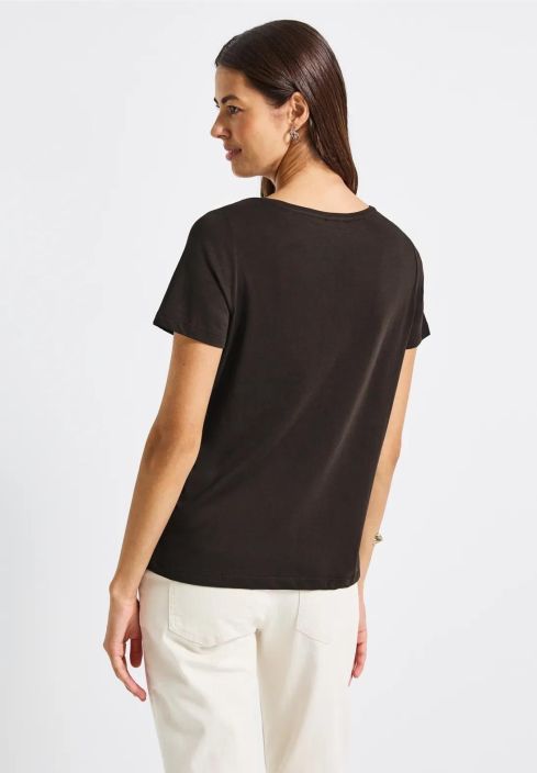 Street One T-Paita 323905 Deep Roast Brown tuotekuva 3