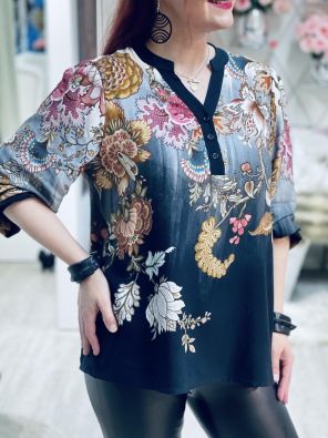 2-BIZ 2B Pusero Rina 1021379 Black Flower