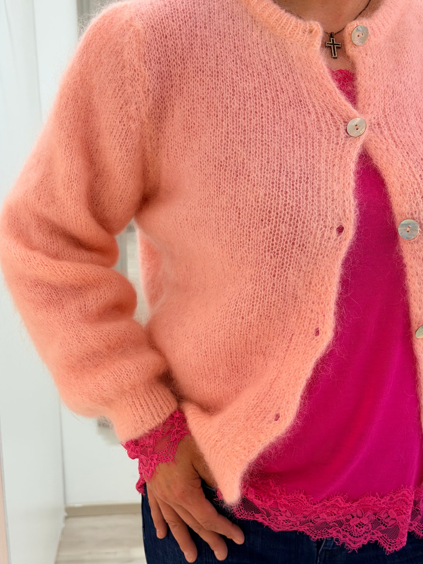 Mohair -neuletakki