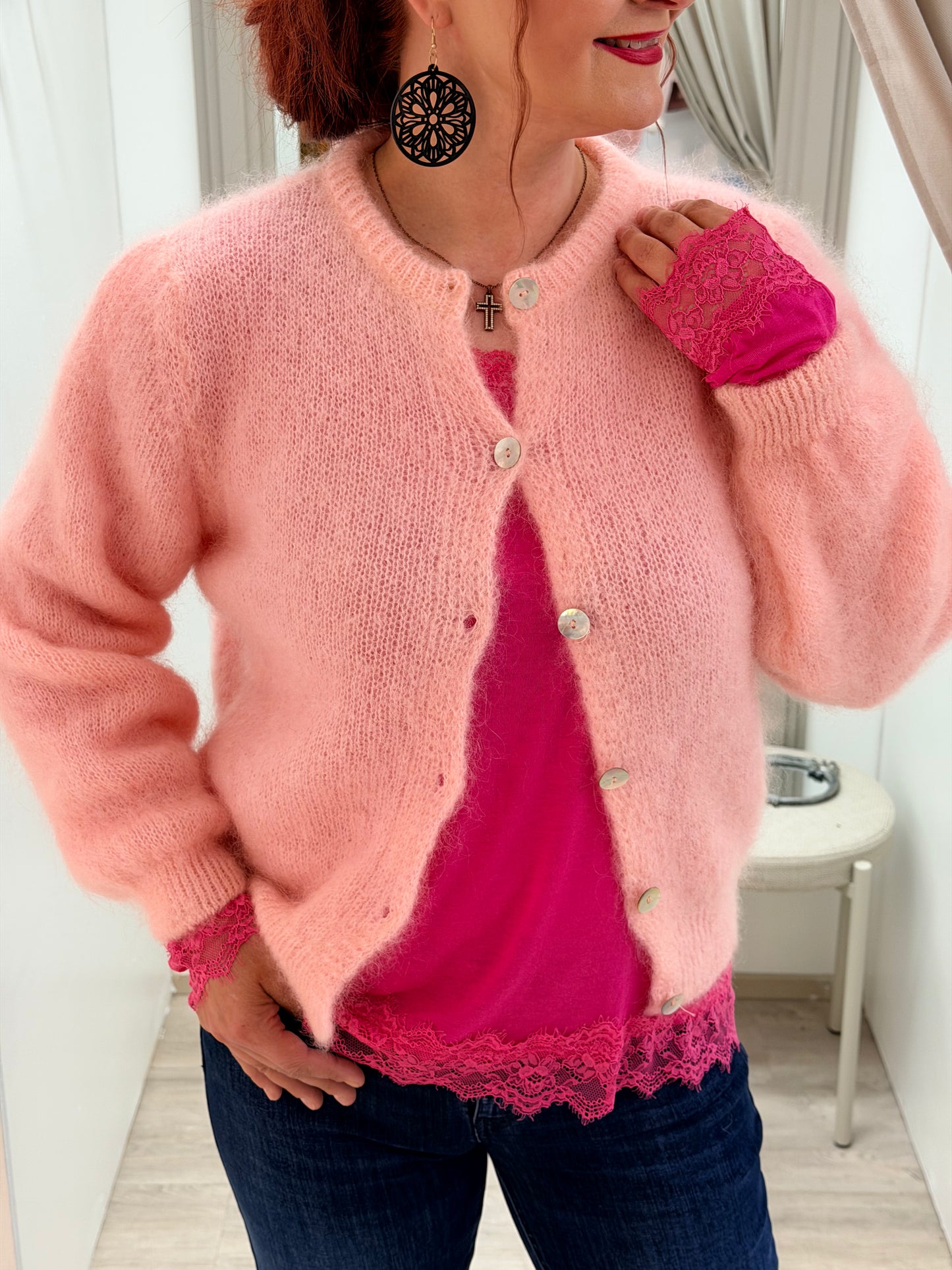Mohair -neuletakki