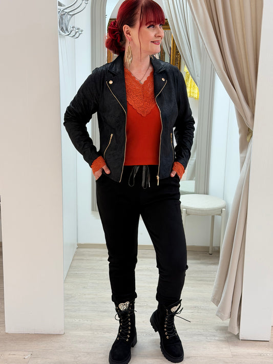 Mokkapintaiset jogger-housut