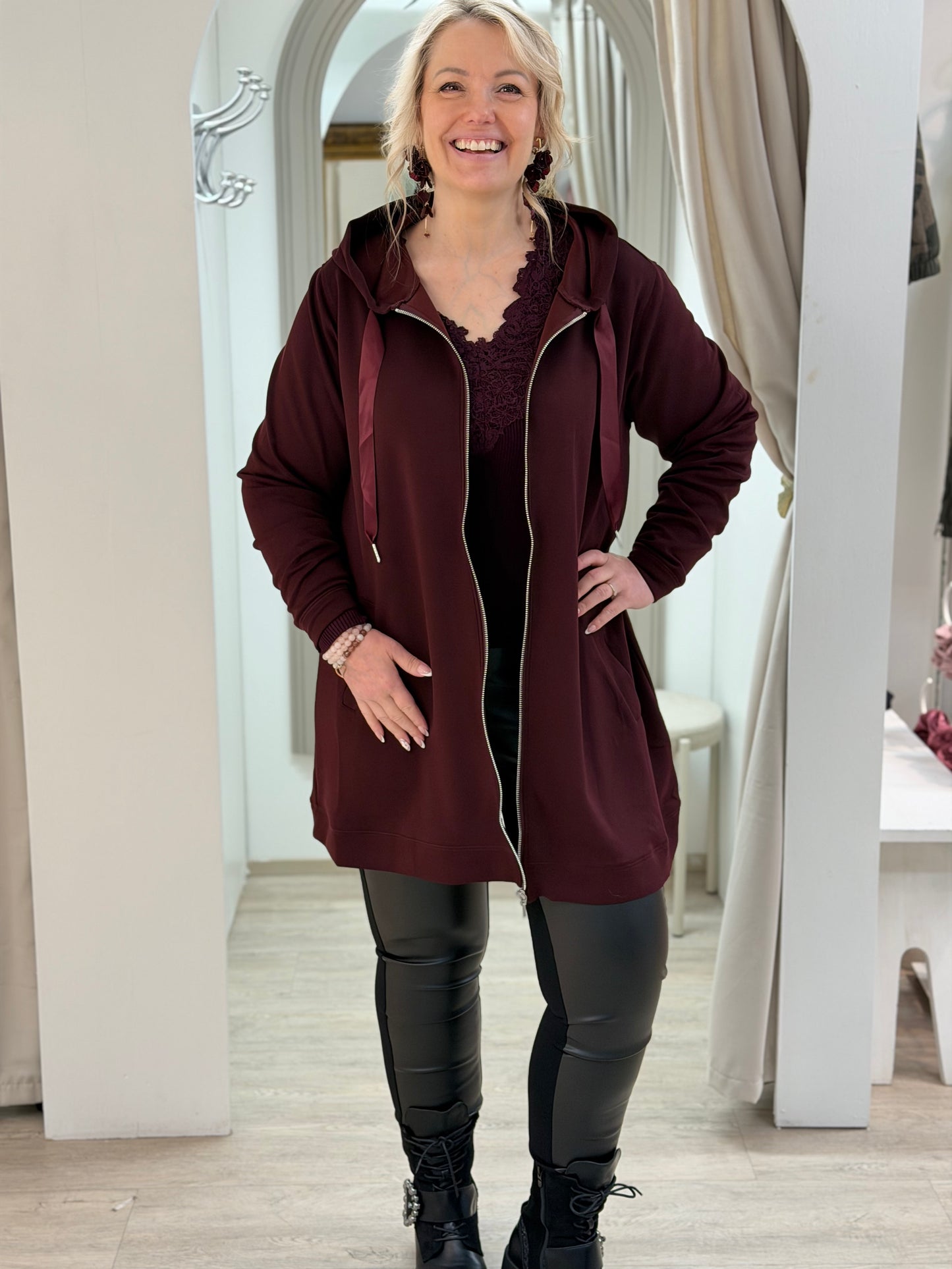 Zhenzi Mya huppari-takki Plus size
